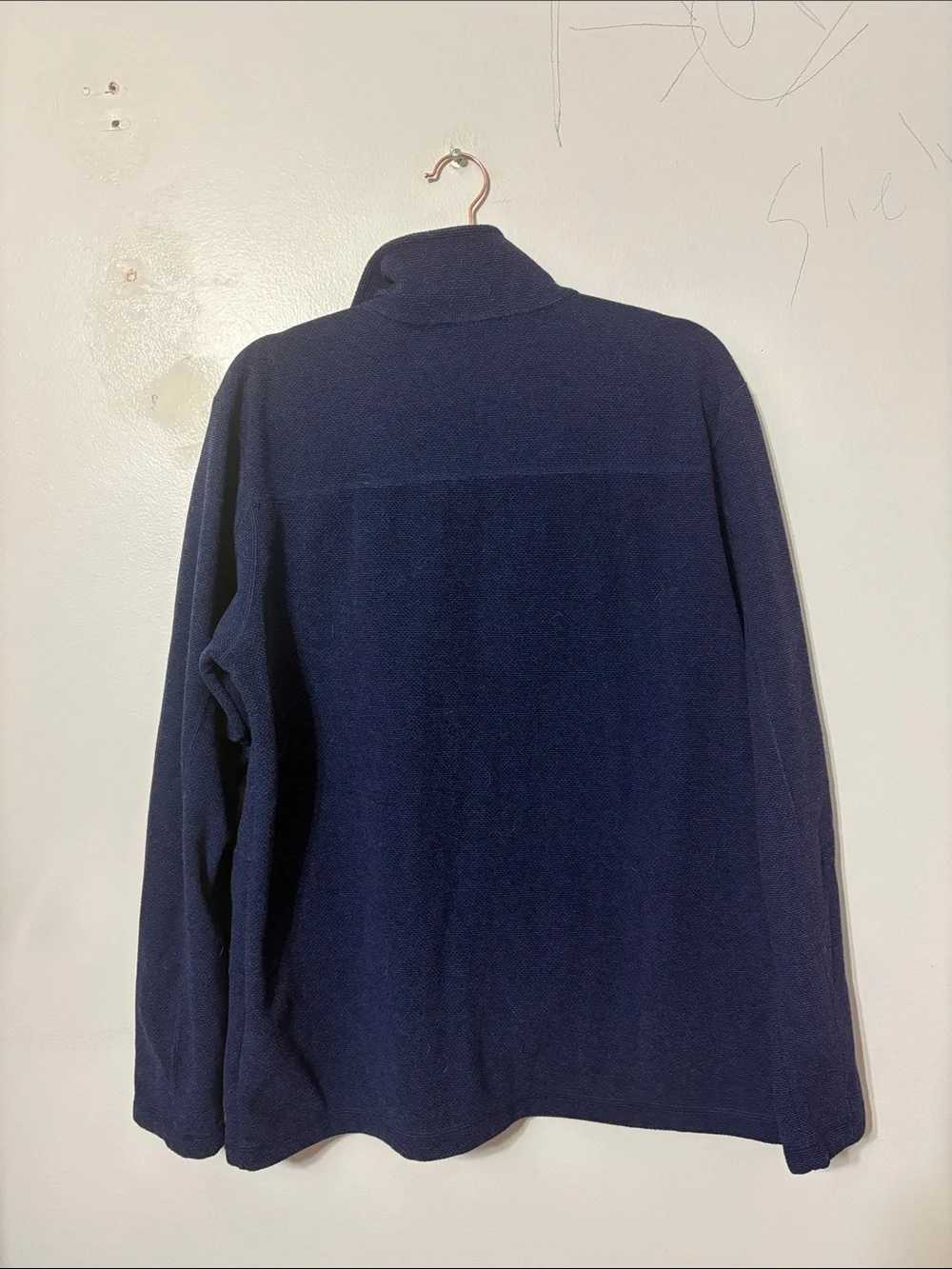 The North Face Men’s Navy Full Zip Fleece Jacket Size Large